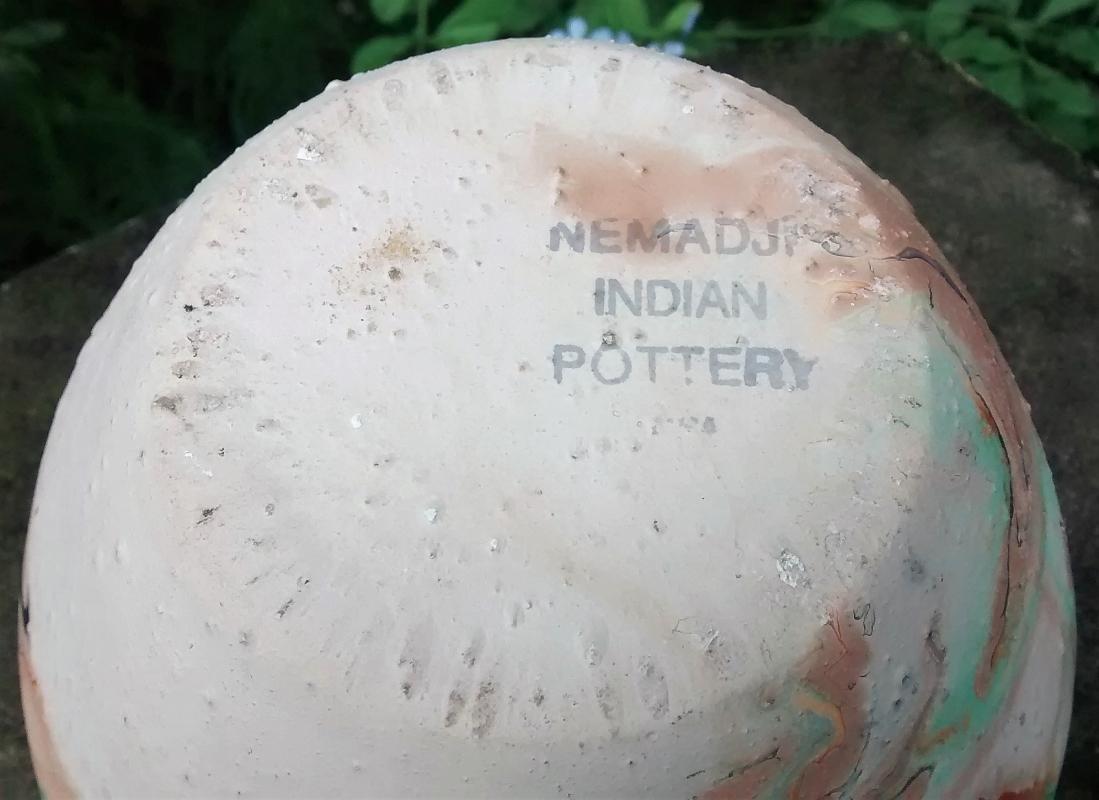 Nemadji Pottery Vase 7.25