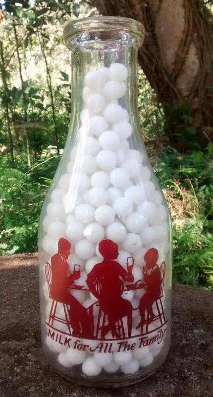 C.C. Sellers' Dairy Milk Bottle Tallahassee Florida 1940s RQ ACL Family Scene