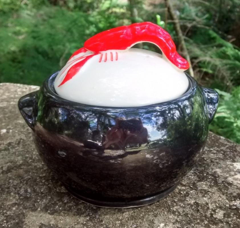 Shawnee Kenwood Lobster Ware Utility Jar/ Sugar w/Cover #907