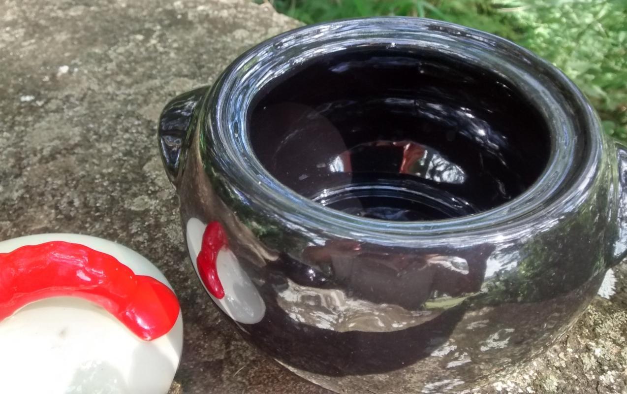 Shawnee Kenwood Lobster Ware Utility Jar/ Sugar w/Cover #907