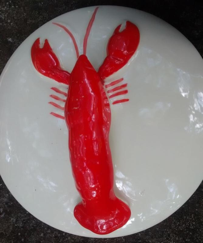 Shawnee Kenwood Lobster Ware Two-Handled Casserole w/Lid #992