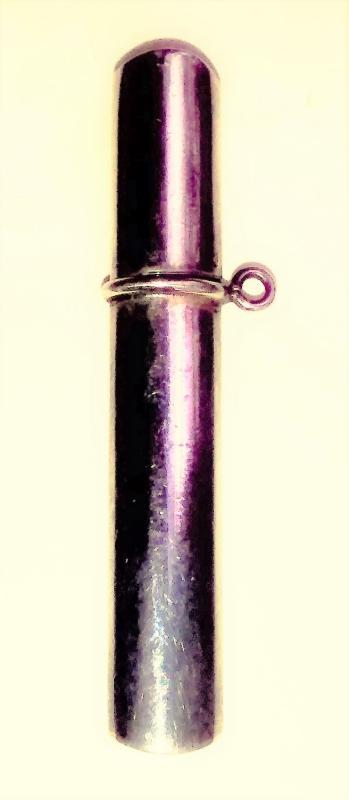 Victorian Chatelaine Needle Case Sterling Silver