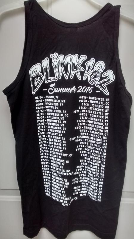 Blink-182 Concert Tank Summer 2016 NOS Size S