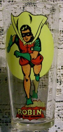 Pepsi D.C. Comics Promo Glass Super Series 1976 Robin 6.25