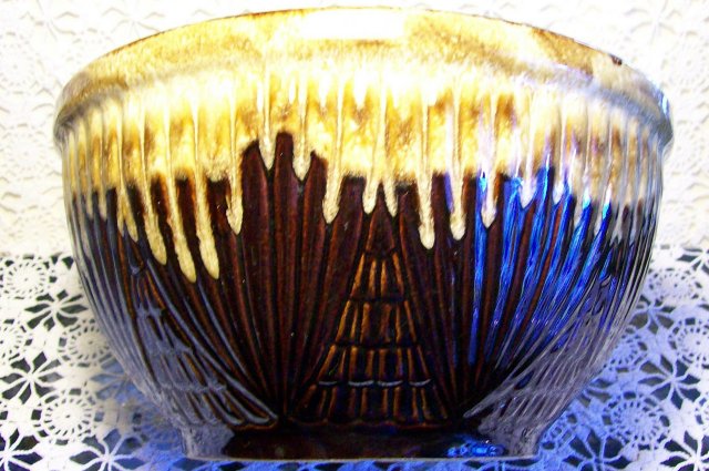 Robinson Ransbottom Stoneware Mixing Bowl Set : Brown Drip glaze