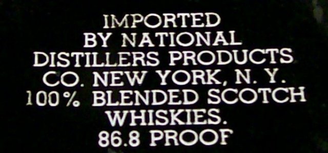 VAT 69 Whisky Advertising Ceramic Pitcher 100th Anniversary