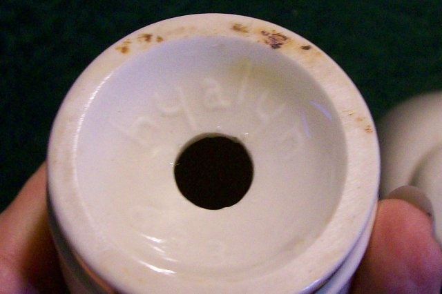 Hyalyn Ceramic Antique Auto Salt & Pepper Shakers #633 Caddy/Olds