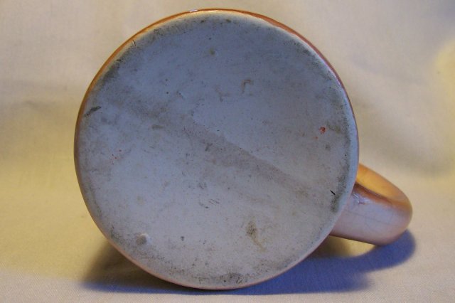 Hillbilly Souvenir Ceramic Mug Hot Springs Arkansas 1950s 4.25