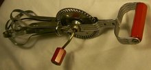 EKCO Red Bakelite Handled Egg Beater 1950s 12