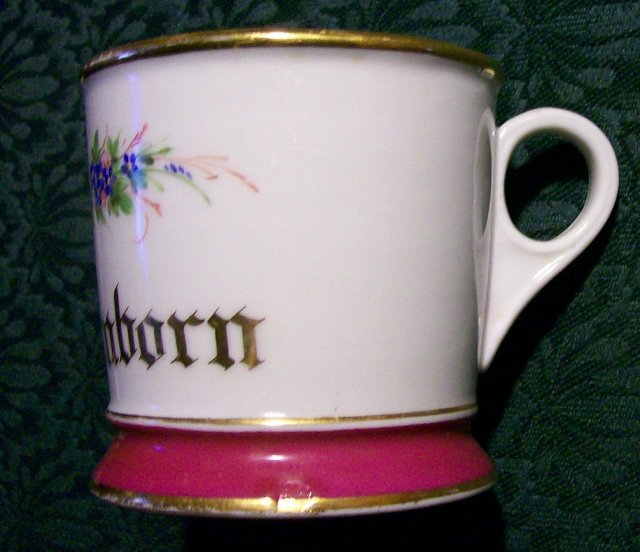 Barber Shop Shaving Mug: Personalized
