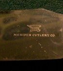 Stag Horn & Sterling Carving Set by Meriden Cutlery