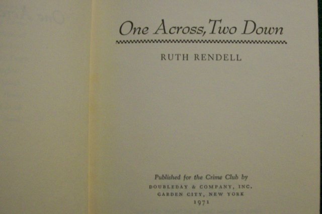First Edition Book
