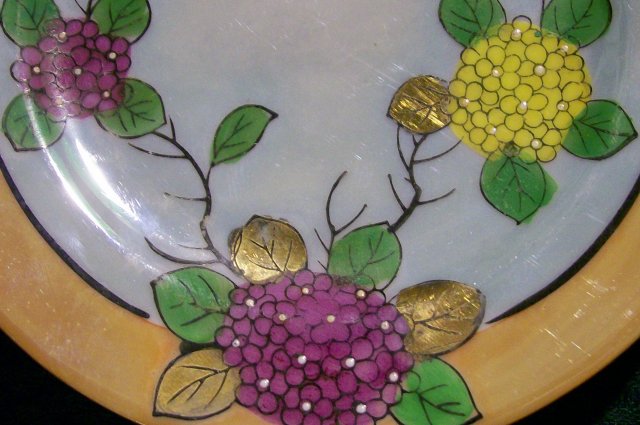 Japanese Lusterware Plate Set