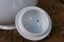 English White Ironstone Teapot: William Taylor Ca. 1860
