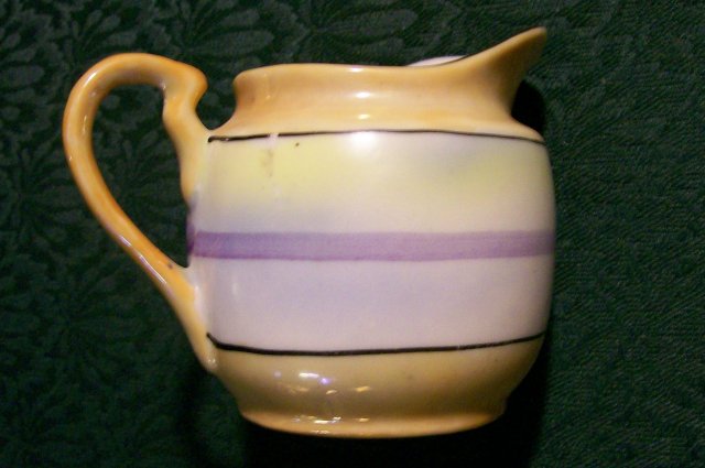 Japan Luster Creamer with Sailboat