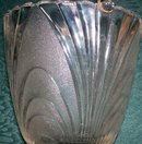 Clear Glass Ice Bucket with Metal Handle