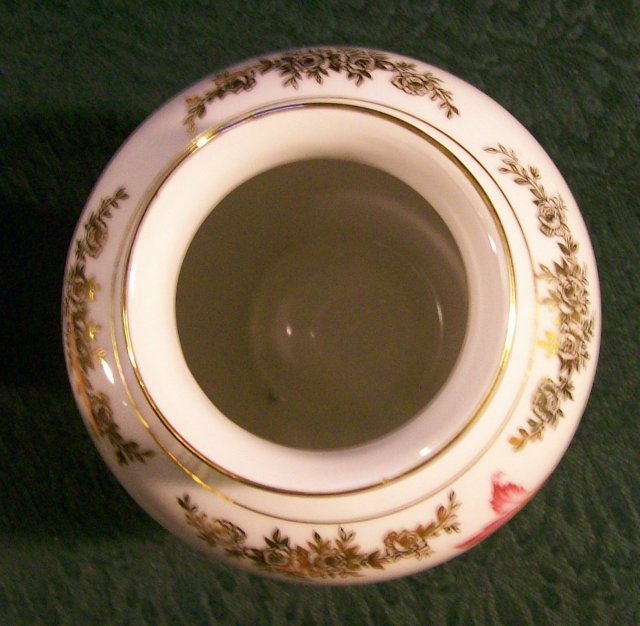 Plankenhammer Dresden-style Bavarian Ceramic Vase Multicolor 5 7/8