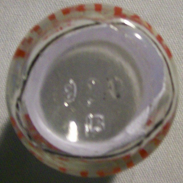Puritan Dairy Advertising Glass Creamer Amboy NJ 1950s 2