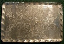 Canterbury Arts Hand-Wrought Aluminum Tray: Celtic Knot 1950's