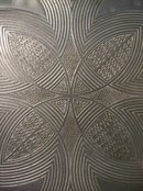 Canterbury Arts Hand-Wrought Aluminum Tray: Celtic Knot 1950's