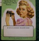 1940's Viewmaster Viewer in Box with Extras