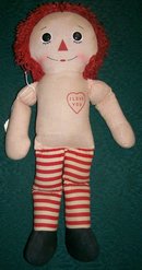 Raggedy Andy Cloth Doll by Knickerbocker 1950's-60's 15