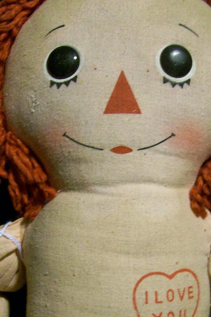 Raggedy Andy Cloth Doll by Knickerbocker 1950's-60's 15