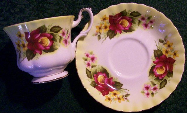 Royal Albert Bone China Cup & Saucer: Radiance Series