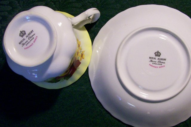 Royal Albert Bone China Cup & Saucer: Radiance Series