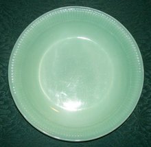 Hocking Fire-King Jade-ite Green Jane Ray Glass Soup Bowl