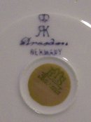 Richard Klemm Dresden Saucer: Hand-Painted