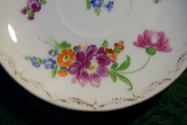 Richard Klemm Dresden Saucer: Hand-Painted