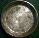 New York Athletic Club Steel Pie Pan 1930s-50s Central Park Sports Restaurant
