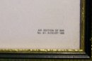 Framed Antique Auto Limited Edition Print: 1907 Rover