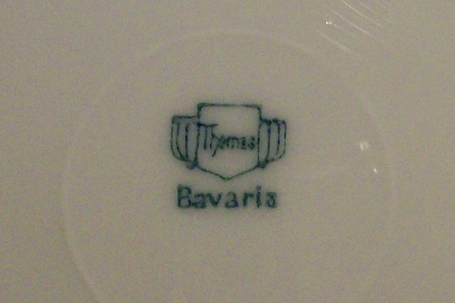 Bavarian Plate Set: Hand-Painted Roses & Luster