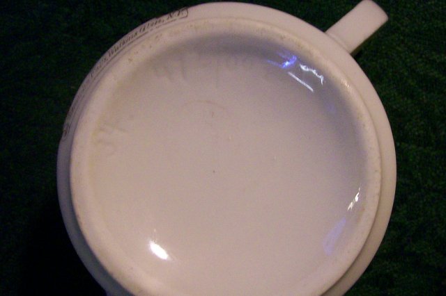 Minnehaha Falls Souvenir Ceramic Creamer Watkins Glen NY 2 3/8