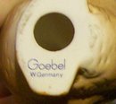 Goebel Ceramic Duck/Goose Figurine West Germany 2.75