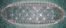 Brilliant Cut Glass Celery Tray Ca. 1900