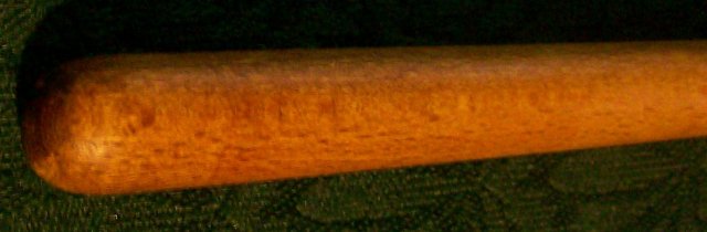 Victorian Wooden Truncheon/Baton with Thistle Decoration