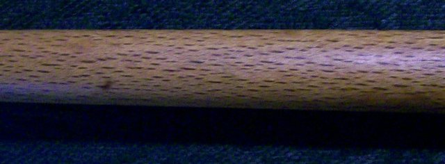 Victorian Wooden Truncheon/Baton with Thistle Decoration