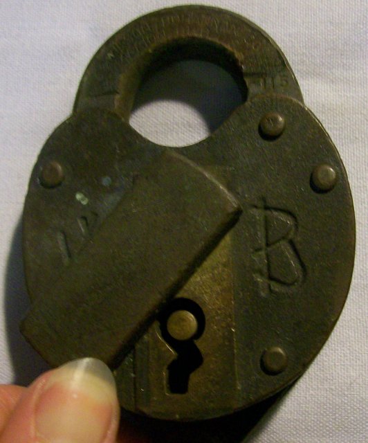 Bronze Padlock with Chain: Wilson Bohannan