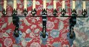 Wrought Iron Sconce Set of 3: Early 1900's