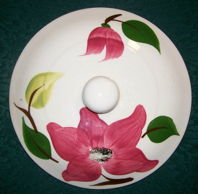 Stetson Meadow Rose Ceramic Casserole Lid 7.5