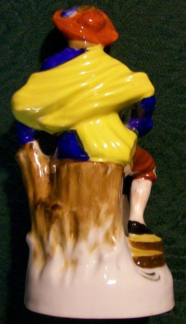 Occupied Japan Ceramic Male Figure with Sword 6
