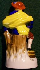 Occupied Japan Ceramic Male Figure with Sword 6