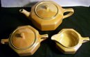 Steubenville Luster Tea Set: Art Deco