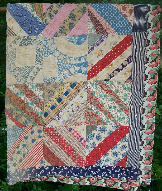 Random Pattern Quilt 1930's-50's