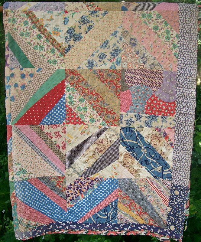 Random Pattern Quilt 1930's-50's