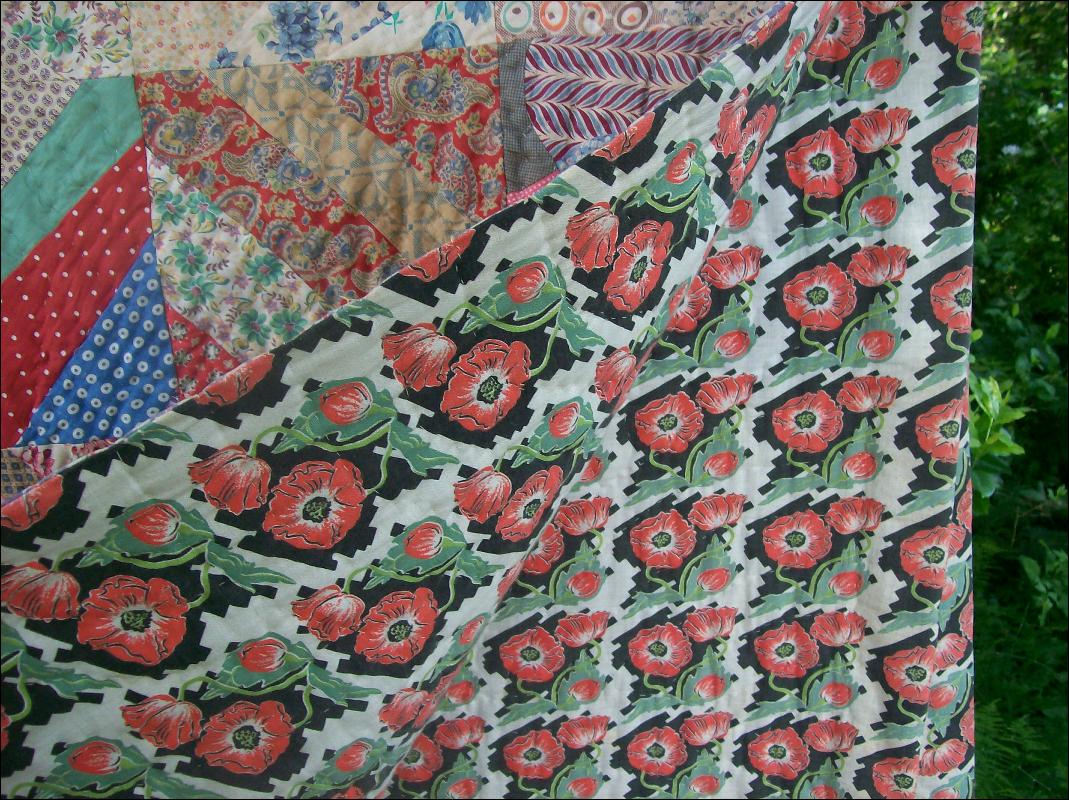 Random Pattern Quilt 1930's-50's