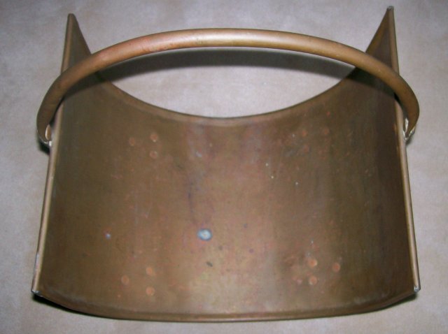Copper & Brass Log Holder/Carrier for Fireplace